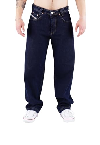 PICALDI Herren Jeans Zicco 471 Daytona Dark Navy – Relaxed Tapered Fit mit tiefem Schritt – weiter Karottenschnitt, leicht zulaufendes Bein – Denim Jeans für Streetwear, Skater, Hip-Hop Style von Picaldi