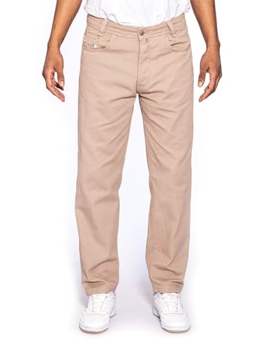 Picaldi® Zicco 472 Gabardine | Loose & Relaxed Fit | Karottenschnitt Sommerhose | Sommerstoff (W31/L32, Beige) von Picaldi