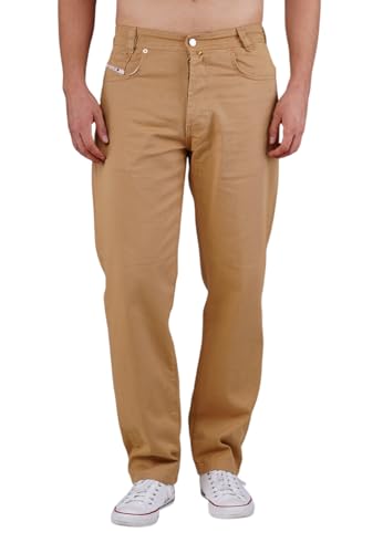 Picaldi® Zicco 472 Gabardine | Loose & Relaxed Fit | Karottenschnitt Sommerhose | Sommerstoff (W31/L32, Camel) von Picaldi