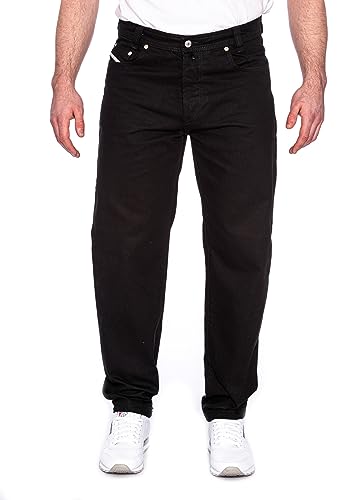 Picaldi® Zicco 472 Jeans | Loose & Relaxed Fit | Karottenschnitt Hose | Lässig & Locker Geschnitten (W28/L30, Black Black) von Picaldi