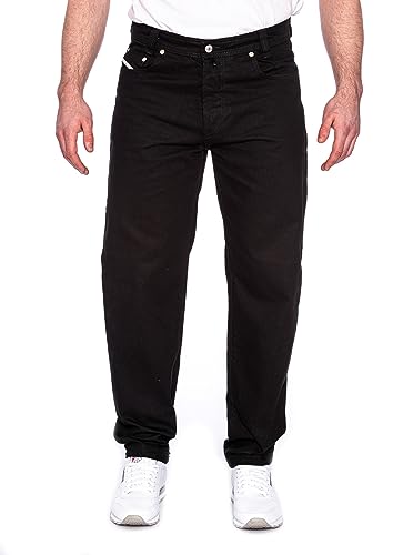 Picaldi® Zicco 472 Jeans | Loose & Relaxed Fit | Karottenschnitt Hose | Lässig & Locker Geschnitten (W30/L32, Black Black) von Picaldi