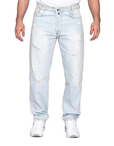 Picaldi® Zicco 472 Jeans | Loose & Relaxed Fit | Karottenschnitt Hose | Lässig & Locker Geschnitten (W32/L34, Torn) von Picaldi