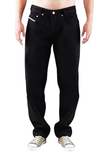 Picaldi® Zicco 472 Jeans | Loose & Relaxed Fit | Karottenschnitt Hose | Lässig & Locker Geschnitten (W34/L30, Black Black) von Picaldi