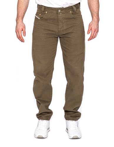 Picaldi® Zicco 472 Jeans | Loose & Relaxed Fit | Karottenschnitt Hose | Lässig & Locker Geschnitten (W36/L30, Military Green) von Picaldi