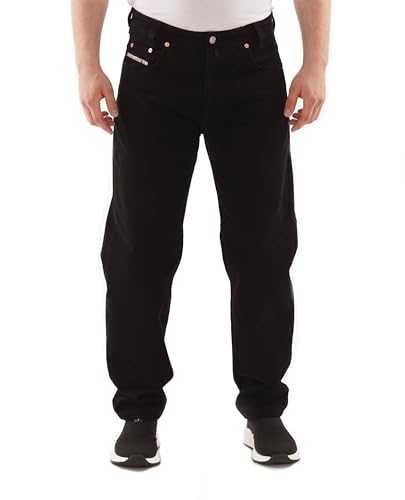 Picaldi® Zicco 472 Jeans | Loose & Relaxed Fit | Karottenschnitt Hose | Lässig & Locker Geschnitten (W40/L30, Black Mount) von Picaldi