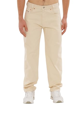 Picaldi Herren Jeans Zicco 472 Mount in Champagne Creme – Relaxed Fit mit Karottenschnitt und tiefem Schritt – weicher Gabardine-Stoff aus 100 % Baumwolle – stylische Streetwear Hose Alltag & Freizeit von Picaldi