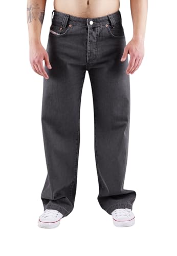 Picaldi Herren Jeans Zicco 474 Graphit – Baggy Fit mit Straight Leg, Washed Anthracite Denim, 5-Pocket-Style, 100 % Baumwolle, Tiefer Schritt, Urban Streetwear Look, Lockerer Sitz von Picaldi