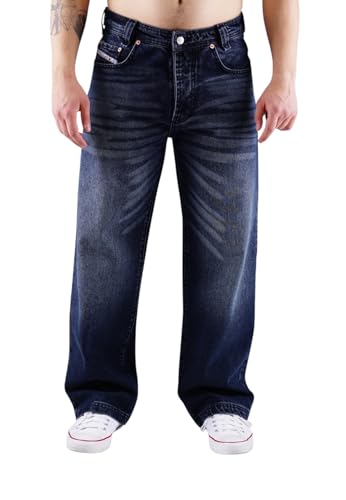 Picaldi Herren Jeans Baggy Zicco 474 Tansanit Washed Dark Navy (DE/NL/SE/PL, Bundweite & Schrittlänge, 34, 34, Tansaint) von Picaldi
