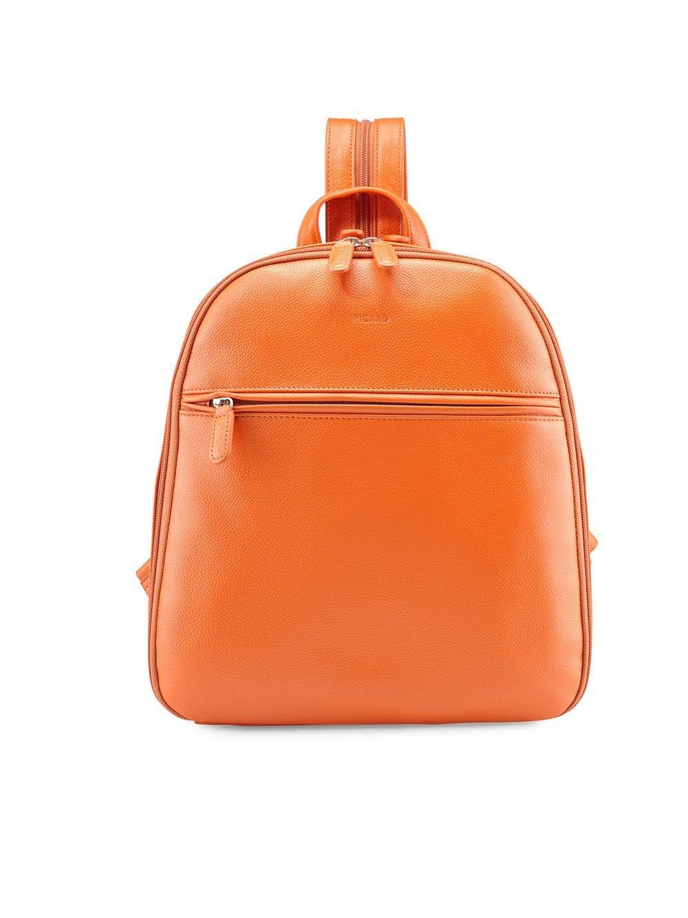 PICARD Rucksack Damen Leder, orange von Picard