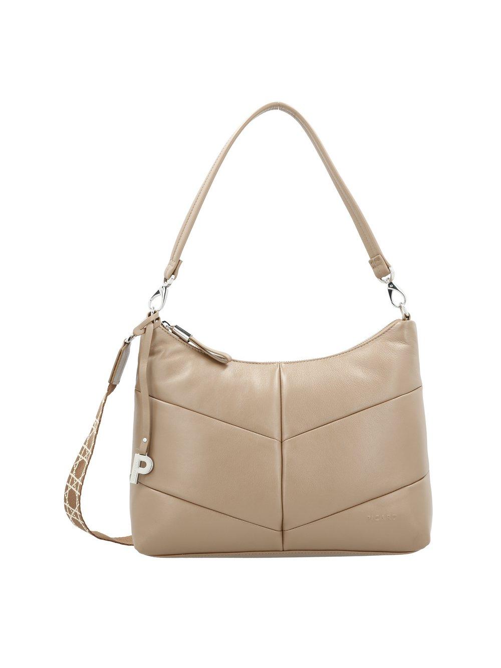 PICARD Schultertasche Damen Leder, beige von Picard