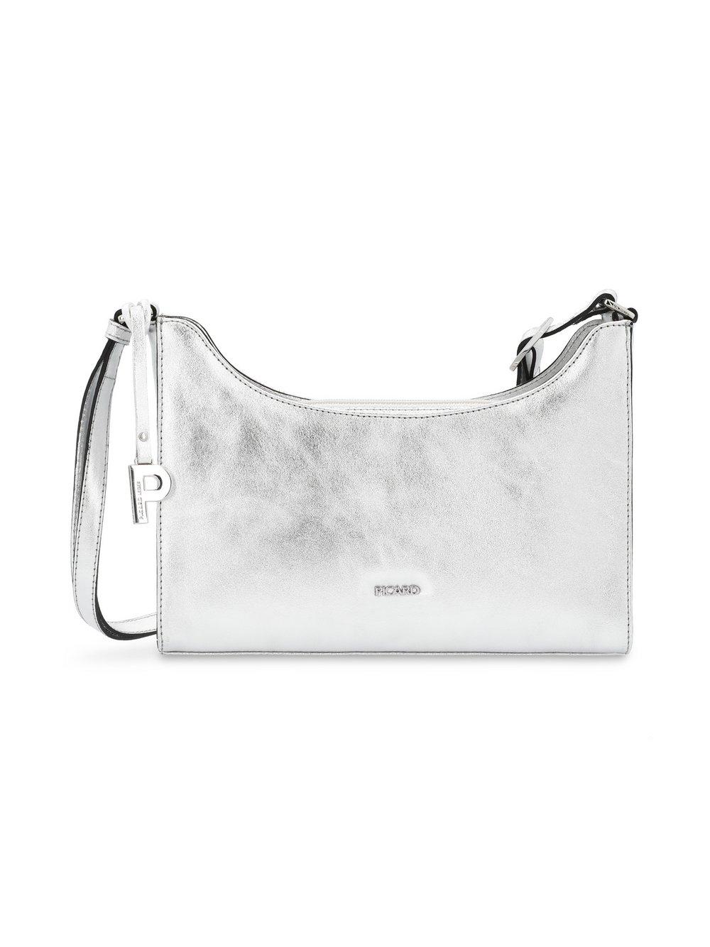 PICARD Schultertasche Damen Leder, silber von Picard