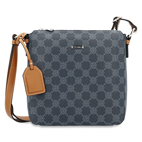 Picard 7728 Damen Schultertasche aus Synthetik in der Farbe Jeans, Maße: 23x23x7 cm, 77283M6616 von Picard