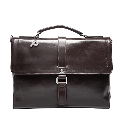 Picard Unisex Aktentasche BUDDY aus Wasserbüffelleder Groß | mit Steckverschluss | Aktentasche | Business von Picard