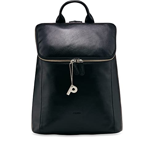Picard Damen Rucksack LUIS aus Rindsleder Mittel | mit Reißverschluss | Rucksack | Alltag, Ausgehen von Picard