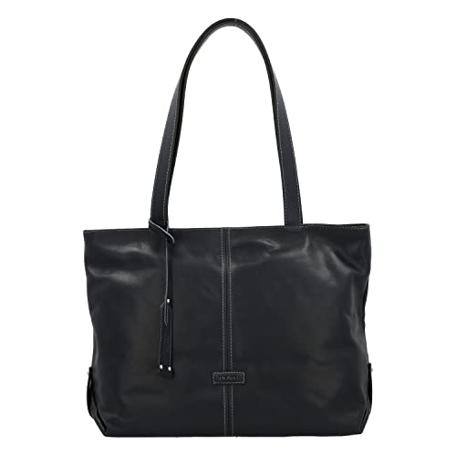 Picard 5292 Damen Shopper aus Wasserbüffel, Büffelleder in der Farbe Navy, Futter: Polyester, Maße: 38x28x12 cm, 52923E1743 von Picard