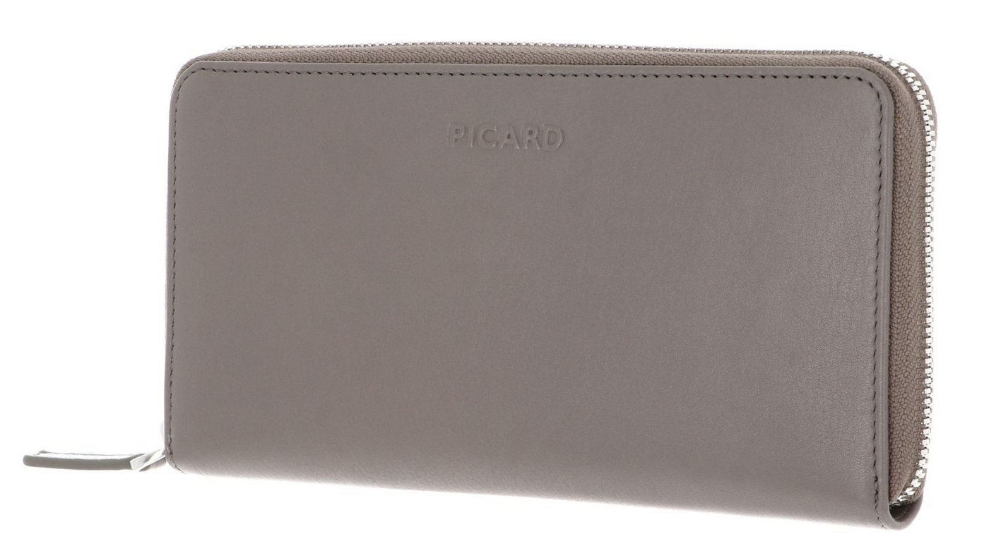 Picard Geldbörse Zip Around Wallet, aus echtem Rindsleder mit RFID-Blocker Schutz von Picard