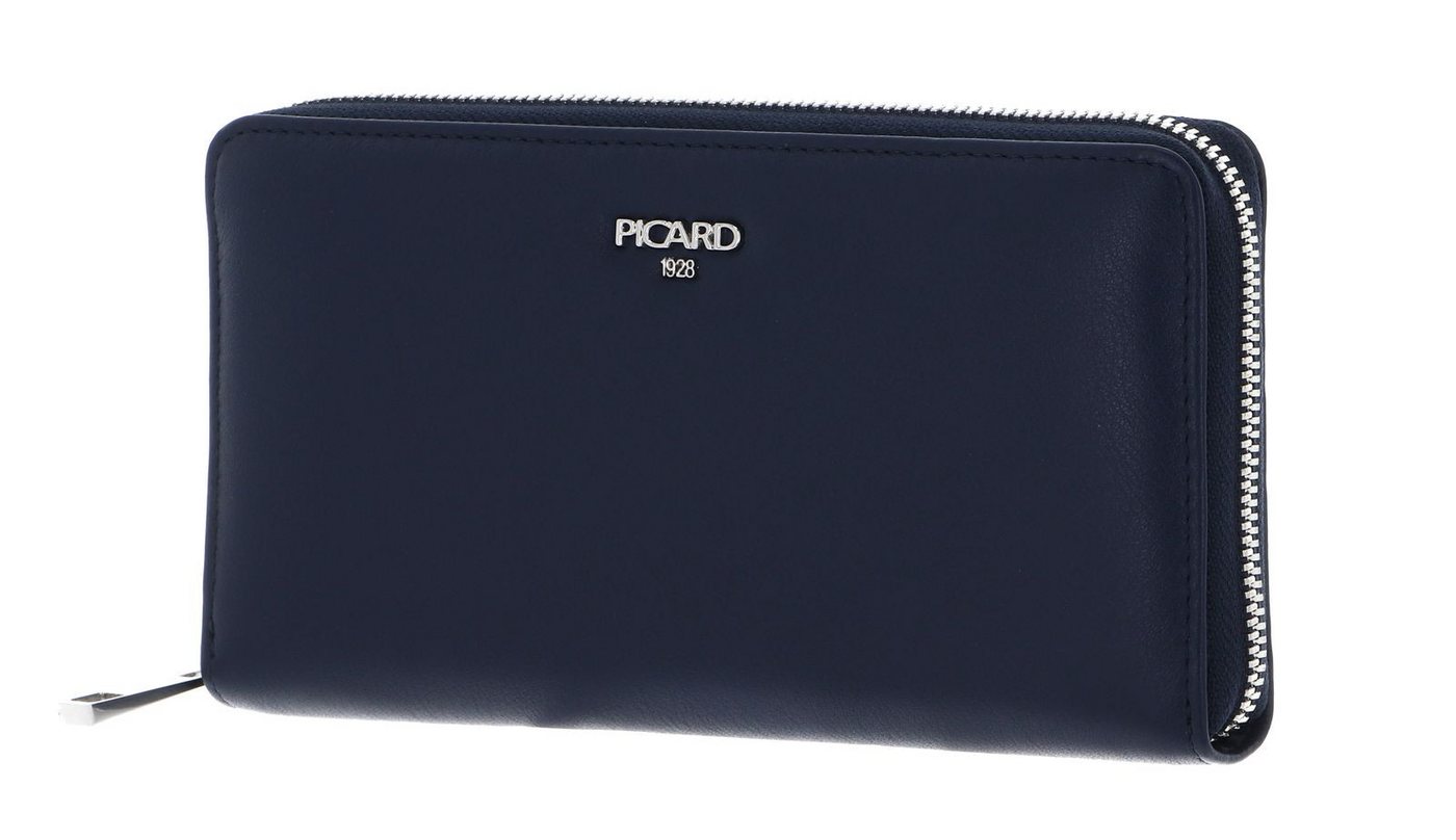 Picard Geldbörse Zip Around Wallet, aus echtem Rindsleder von Picard