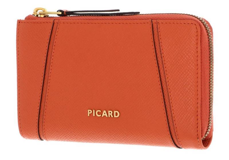 Picard Geldbörse Zip Wallet, aus echtem Rindsleder mit RFID-Blocker Schutz von Picard