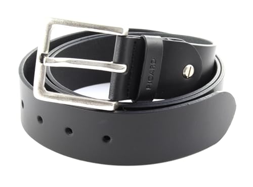 Picard Herren Belt Gürtel, Schwarz, Individuell Kürzbar EU von Picard