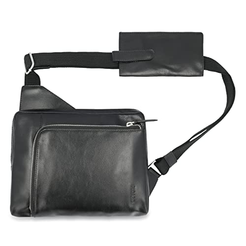 Picard Herren Cross-Body Umhängetasche BUDDY aus Echtleder Klein | mit Reißverschluss | Cross-Body Umhängetasche | Alltag, Ausgehen von Picard