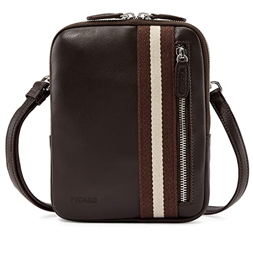 Picard Herren Umhängetasche TORRINO aus Rindsleder OneSize | mit Reißverschluss | Umhängetasche | Alltag von Picard