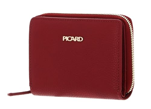 Picard Java 1 Portemonnaie für Damen aus Rindsleder in der Farbe Lipstick, Maße: 13,5x10x,3,5 cm, 11915C01T4 von Picard