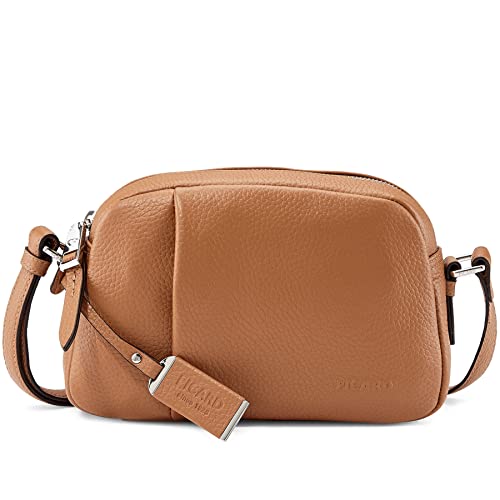 Picard Damen Schultertasche PURE aus Echtleder Klein, OneSize | mit Reißverschluss | Schultertasche | Alltag, Ausgehen von Picard