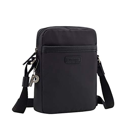 Picard, Männer Umhängetasche aus robustem Nylongewebe, in der Farbe Schwarz, Serie S-Pore, 295591T001 von Picard