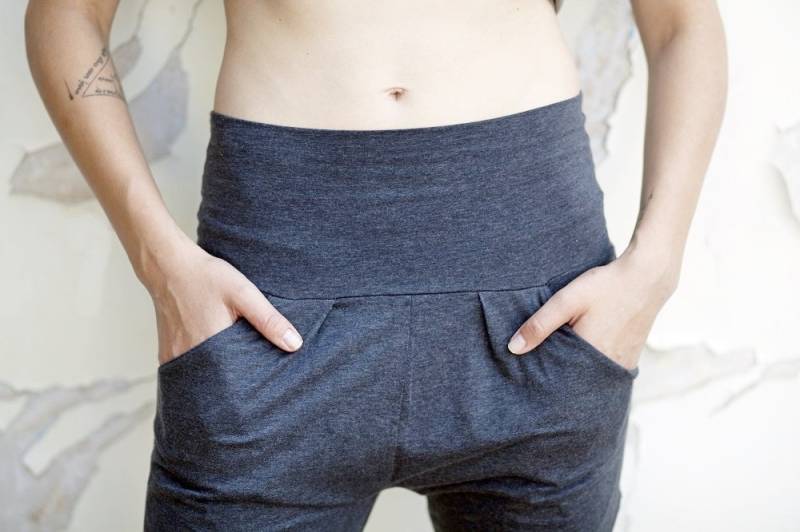 Yogahose Aus Baumwoll-Lycra Lässige Damen-Jogger Mit Taschen von Picarona