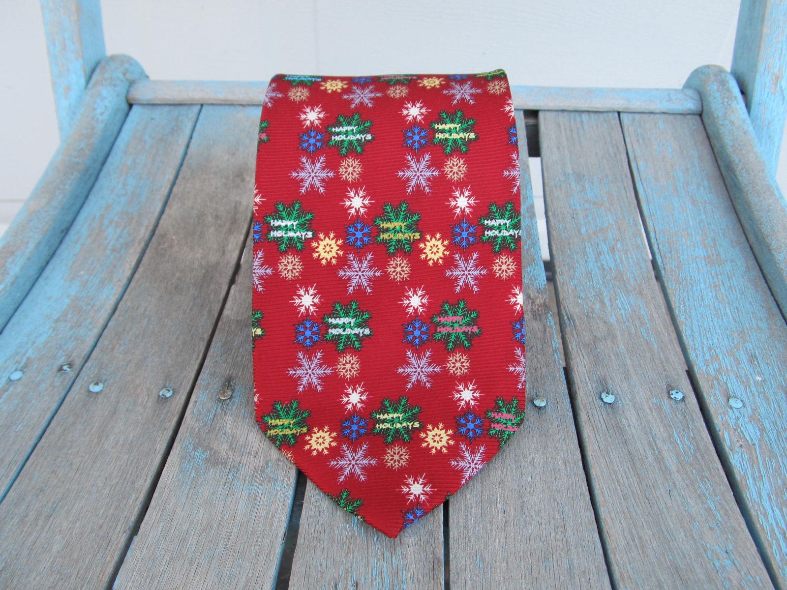 Hässliche Weihnachten Krawatte, Klebrige Papa Geschenk, Schneeflocken von PicassosStudio