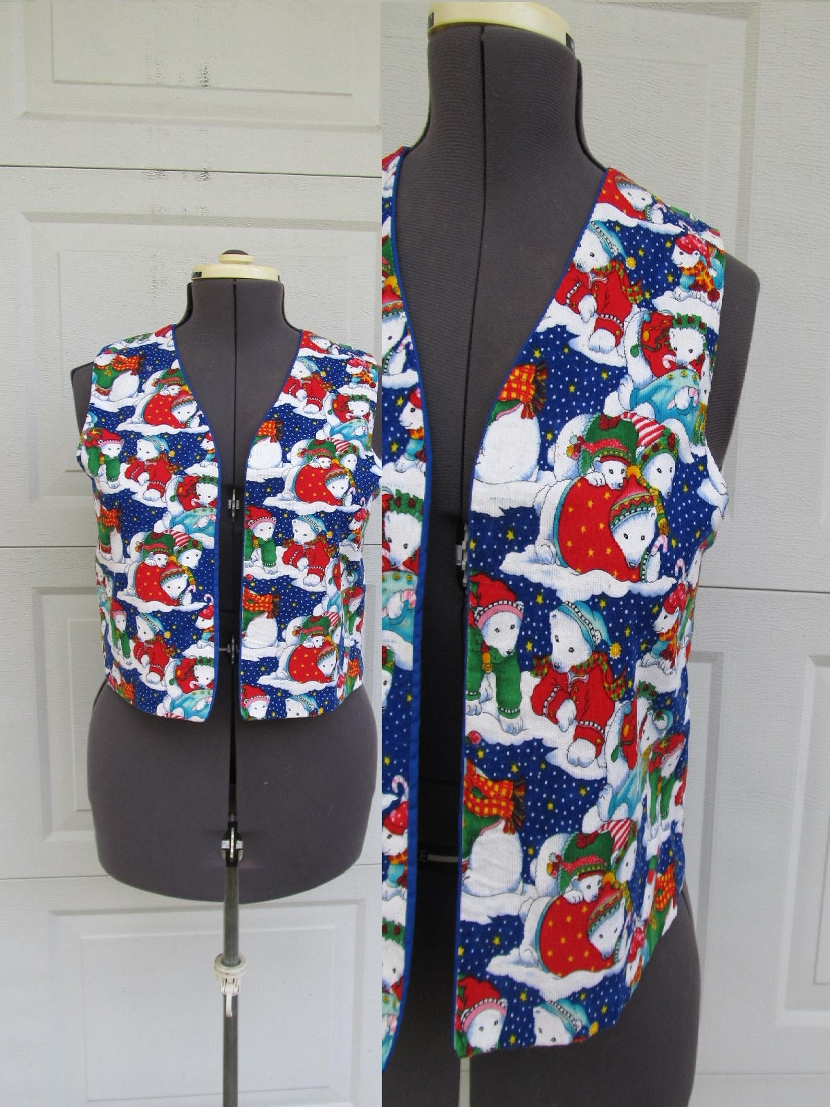 Hässliche Weihnachtsweste, Eisbärweste, Xs/S von PicassosStudio