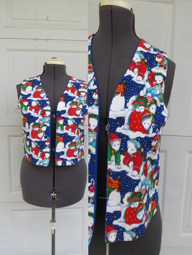 Hässliche Weihnachtsweste, Eisbärweste, Xs/S von PicassosStudio