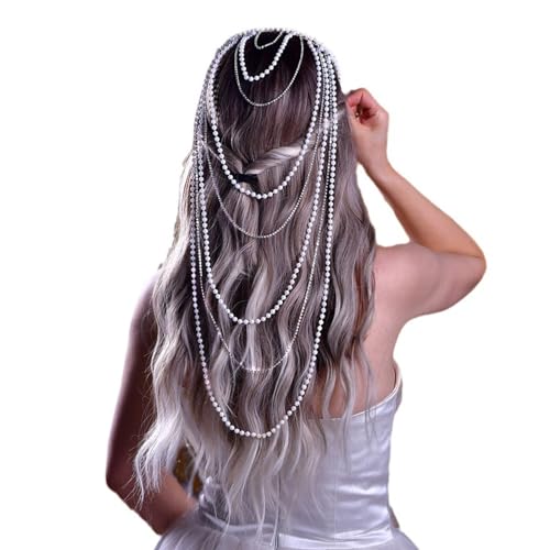 1 Set modische Stirnbänder, übertriebener Haarreif, luxuriöses Haarband, eleganter Kopfschmuck für Hochzeiten und Partys von Piceioep