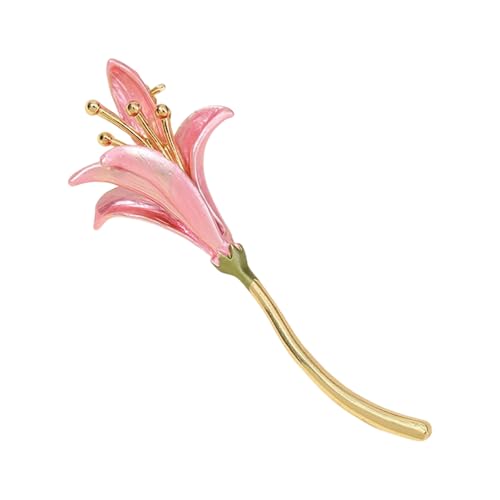 Einzigartige florale Statement-Brosche, stabile Legierung, Narzissen-Brosche zur Outfit-Verbesserung, elegante Narzissen-Brosche, Einheitsgröße, Wie beschrieben von Piceioep