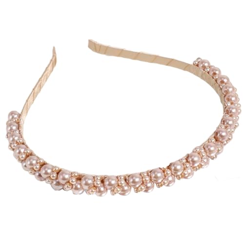 Eleganter Damen-Haarschmuck, Haarbänder mit Kunstperlendetails, modische Kopfbedeckung, Stirnbänder für Damen Eleganter Damen-Haarschmuck, Haarbänder mit Kunstperlendetails, modische Kopfbedeckung, Stirnbänder für Damen von Piceioep