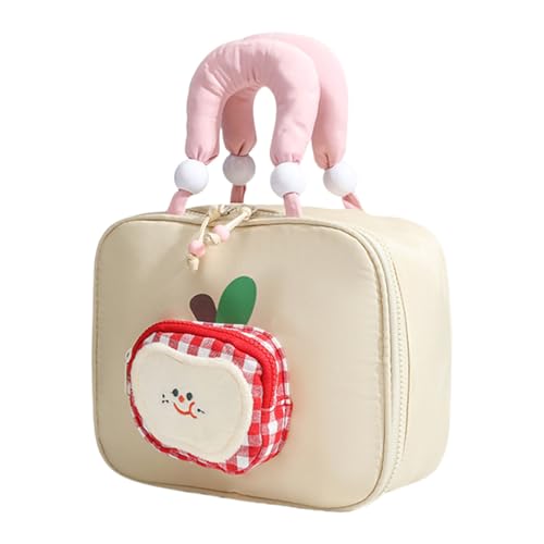 Fashion Cosmetic Tasche Große Kapazität Toilettenbeutel Schöne Make Up Tasche Ästhetische Make Up Aufbewahrung Für Frauen Mädchen Schöne Make Up Tasche Toilettenbeutel Handheld Kosmetikbeutel von Piceioep