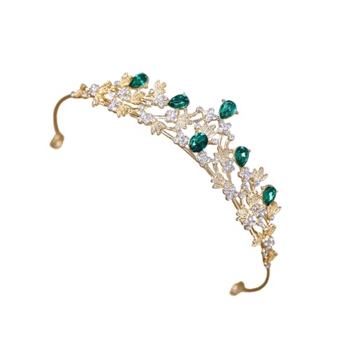 Funkelnde Hochzeitskrone mit schillernden Strasssteinen, Kristall-Design, bequeme Metallstruktur, Kopfschmuck für den täglichen Gebrauch, Legierung, Braut-Stirnband, Einheitsgröße, Wie beschrieben von Piceioep