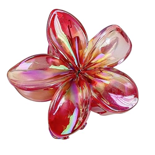 Haarklammer mit Prinzessinnen-Motiv, schöne Plumeria-Haarspangen, starker Halt, Haarnadel für Mädchen von Piceioep