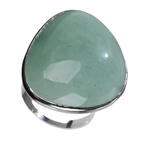 Piceioep 1. Handgefertigter Kristall-Energiering, Unisex, spiritueller Schmuck für den täglichen Gebrauch und Stressabbau, Geschenk, natürlicher Kristall, Einheitsgröße, Wie beschrieben, Wie von Piceioep