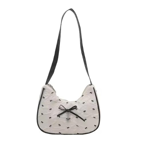 Piceioep 2025 Innovative Bögen Verschönerter Umhängetaschen Leichte Blasenbubble Baumwolle Multi Funktionaler Aufbewahrung Unterarm Geldbeutel Mode Bögen Top Grifftasche von Piceioep