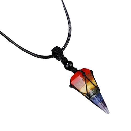 Piceioep Artistics Halskette mit Opal-Anhänger, sechseckiges Web-Design, atmungsaktiv, tragbar, modisches Accessoire, stilvolle Halskette, Einheitsgröße, Wie beschrieben, Wie beschrieben von Piceioep