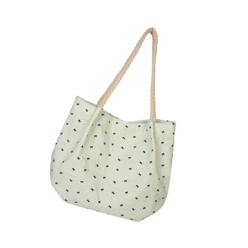 Piceioep Ergonomische Blumen Leinwand Umhängetasche Leichte Geräumige Top Taschen Mode Unterarm Handtasche Für Tägliche Pendelpendelwesen Frauen Lässig Blumenhandtasche von Piceioep