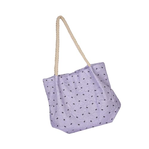 Piceioep Ergonomische Blumen Leinwand Umhängetasche Leichte Geräumige Top Taschen Mode Unterarm Handtasche Für Tägliche Pendelpendelwesen Frauen Lässig Blumenhandtasche von Piceioep