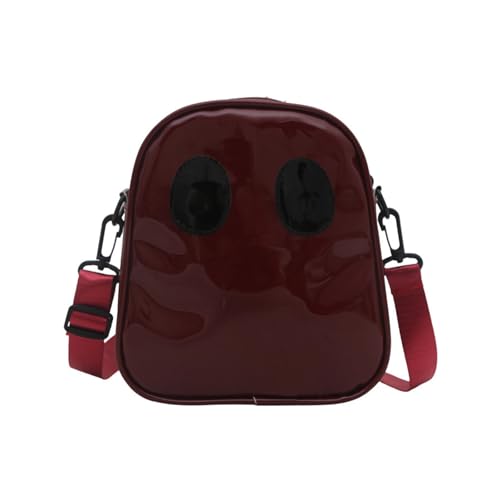Piceioep Halloween Skeleton Color Blocking Crossbody Bag Praktische PU Satchel Leichte Kleine Geldbörse Für Party Outfit Gothic Color Contrast Bag von Piceioep