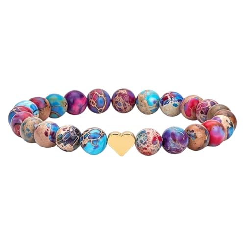 Piceioep Hochglänzende Runde Kristallperlen Liebe Zauberstreckenarmband Mode Schmuck Für Lässige Oder Formelle Anlässe Multi Color Herzkristallschmuck Piceioep Hochglänzende Runde Kristallperlen Liebe Zauberstreckenarmband Mode Schmuck Für Lässige Oder Formelle Anlässe Multi Color Herzkristallschmuck von Piceioep