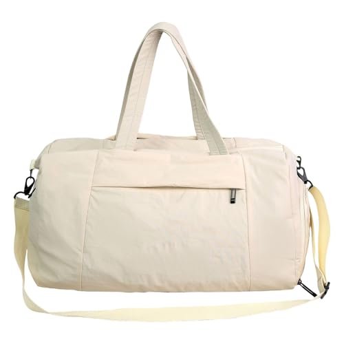 Piceioep Kompakt Fitness Duffle Bag Wasserdichtes Nylon Design Multi Taschen Organisatoren Ergonomischer Traggeschäft Für Geschäftsreise Große Kapazitätsumhängetasche Mit Großer Kapazität von Piceioep