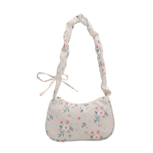 Piceioep Lässige Florale Umhängetasche Mit Weit Verstellbarer Riemen Geräumige Fächer Twill Outdoor Travel Wesentliche Tägliche Nutzung Blumengrundstücke von Piceioep