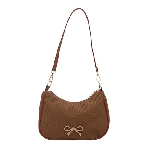 Piceioep Mode Achselhaut Handtasche Mit Bögen Dekore PU Lederumbeltasche Für Einkaufsarbeit Event Reisen Aktivität Multifunktionales Reise Umhängetasche von Piceioep