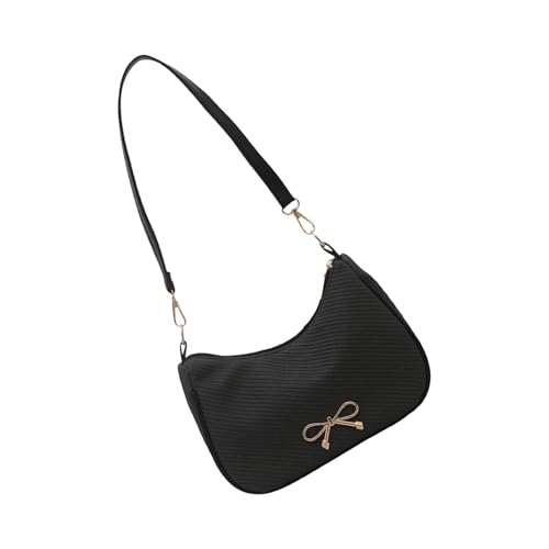 Piceioep Mode Achselhaut Handtasche Mit Bögen Dekore PU Lederumbeltasche Für Einkaufsarbeit Event Reisen Aktivität Multifunktionales Reise Umhängetasche von Piceioep