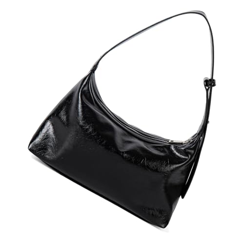 Piceioep Moderne Wach Der PU Umhängetasche Leichter Achselhalterbeutel Mehrzweckhandtasche Mit Strukturiertem Innenarchitektur Leichtes Lässiges Umhängetasche von Piceioep
